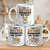 I Work For My Dog - Dog Personalized Custom Mug - Appreciation, Retirement Gift For Coworkers, Work Friends, Colleagues, Family Members, Pet Owners, Pet Lovers