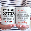 Oops, I Mean Happy Retirement - Coworker Personalized Custom Mug - Appreciation, Retirement Gift For Coworkers, Work Friends, Colleagues