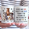 Your Furry Overlords - Dog Personalized Custom Mug - Gift For Pet Owners, Pet Lovers