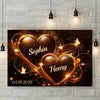 Endless Love, Endless Us - Couple Personalized Custom Horizontal Canvas - Gift For Husband Wife, Anniversary