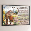 Together, We Age Like Fine Wine - Couple Personalized Custom Horizontal Poster - Gift For Husband Wife, Anniversary