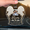 Custom Photo You’re Gone But Never Forgotten, Always On My Mind - Memorial Personalized Custom Car Ornament - Acrylic Custom Shaped - Sympathy Gift For Family Members