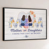 With My Mom, Every Moment Feels Like Home - Family Personalized Custom Horizontal Poster - Gift For Mom, Daughter