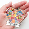 Grandkids Make Life Grand - Family Personalized Custom Shaped Acrylic Keychain - Gift For Grandma, Grandpa, Grandkid