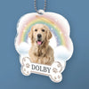 Custom Photo In Our Hearts, You’ll Always Stay - Memorial Personalized Custom Car Ornament - Acrylic Custom Shaped - Sympathy Gift For Pet Owners, Pet Lovers