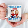 In Your Arms, I’m Home - Couple Personalized Custom Mug - Gift For Husband Wife, Anniversary