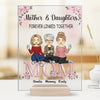 Together Forever, Mother And Daughter - Family Personalized Custom Rectangle Shaped Acrylic Plaque - Gift For Mom, Daughter