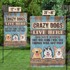 They Don’t Bark For Fun - Dog Personalized Custom Flag - Gift For Pet Owners, Pet Lovers