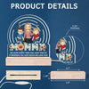 To Our Family, You Are The World - Family Personalized Custom Shaped Acrylic LED Light - Mother's Day, Gift For Mom