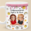 Our Friendship Knows No Bounds - Bestie Personalized Custom 3D Inflated Effect Printed Mug - Gift For Best Friends, BFF, Sisters