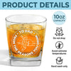 From The Reason You Drink - Family Personalized Custom Square Whiskey Glass - Gift For Family Members