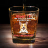 I Know Life Wouldn't Be Easy Without Me - Dog Personalized Custom Square Whiskey Glass - Gift For Pet Owners, Pet Lovers