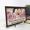 Custom Photo You Are My Heart’s Greatest Treasure - Family Personalized Custom 2-Layered Wooden Plaque With Stand - Gift For Mom, Daughter