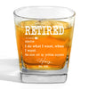 Thank Your Coworkers With A Personal Touch - Coworker Personalized Custom Square Whiskey Glass - Appreciation, Retirement Gift For Coworkers, Work Friends, Colleagues