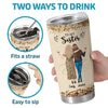 The Friend Of My Soul - Bestie Personalized Custom Tumbler - Gift For Best Friends, BFF, Sisters