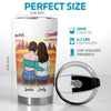 Celebrate The Bonds That Mean The Most - Bestie Personalized Custom Tumbler - Gift For Best Friends, BFF, Sisters