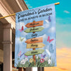 A Grandma’s Heart Is A Patchwork Of Love - Family Personalized Custom Flag - Mother's Day, Gift For Mom, Grandma