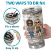 Friends Who Slay Together, Stay Together - Bestie Personalized Custom Tumbler - Gift For Best Friends, BFF, Sisters