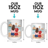 A Mother’s Love, A Daughter’s Laughter - Family Personalized Custom Mug - Gift For Mom, Daughter