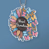 Home Is Where Your Grandma Is - Family Personalized Custom Car Ornament - Acrylic Custom Shaped - Gift For Mom, Grandma