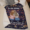 Besties Make The Good Times Unforgettable - Bestie Personalized Custom Blanket - Gift For Best Friends, BFF, Sisters