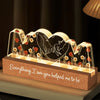 Let Her Know Her Love Lights Up Your Life - Family Personalized Custom Acrylic Block 3D LED Night Light - Gift For Mom, Daughter