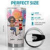 Cheers To Friendship And Endless Sips - Bestie Personalized Custom Tumbler - Gift For Best Friends, BFF, Sisters