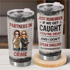 Double Trouble, Twice The Fun - Bestie Personalized Custom Tumbler - Gift For Best Friends, BFF, Sisters