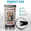 Double Trouble, Twice The Fun - Bestie Personalized Custom Tumbler - Gift For Best Friends, BFF, Sisters