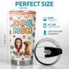 Proud Fur Mom, Love Eternal - Dog & Cat Personalized Custom 3D Inflated Effect Printed Tumbler - Gift For Pet Owners, Pet Lovers