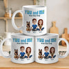 Let Me Introduce My Lovely Family - Dog & Cat Personalized Custom Mug - Gift For Pet Owners, Pet Lovers
