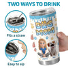 One Heart, Two Tails, Endless Love - Dog & Cat Personalized Custom 3D Inflated Effect Printed Tumbler - Gift For Pet Owners, Pet Lovers
