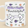 Forever Linked, Heart To Heart - Family Personalized Custom 3D Inflated Effect Printed Mug - Gift For Mom, Daughter