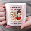 I’d Do Anything For You - Bestie Personalized Custom Marble Mug - Gift For Best Friends, BFF, Sisters