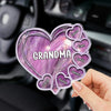 My Kids, My Forever Love - Family Personalized Custom Car Visor Clip - Gift For Mom, Grandma