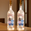 Behind Every Strong Daughter Is A Truly Amazing Mom - Family Personalized Custom Bottle Lamp - Gift For Mom, Daughter