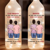 Behind Every Strong Daughter Is A Truly Amazing Mom - Family Personalized Custom Bottle Lamp - Gift For Mom, Daughter