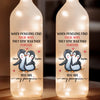 A Sweet Way To Celebrate The Path That Brought You Together - Couple Personalized Custom Bottle Lamp - Gift For Husband Wife, Anniversary