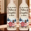Never Forget That I Love You - Family Personalized Custom Bottle Lamp - Gift For Mom, Daughter