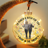 Partners In Crime And Chaos - Bestie Personalized Custom Moon Lamp Light - Gift For Best Friends, BFF, Sisters