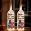 Together, We Make The Best Team - Family Personalized Custom Bottle Lamp - Gift For Mom, Daughter
