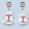 Goodbye Tension, Hello Pension - Coworker Personalized Custom Mug - Appreciation, Retirement Gift For Coworkers, Work Friends, Colleagues