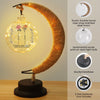 Double The Trouble, Twice The Fun - Bestie Personalized Custom Moon Lamp Light - Gift For Best Friends, BFF, Sisters