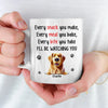 Life Is Better With Dogs - Dog Personalized Custom Mug - Gift For Pet Owners, Pet Lovers