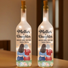 Mom Taught Me Everything - Family Personalized Custom Bottle Lamp - Gift For Mom, Daughter