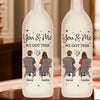My Heart Found Its Match In You - Couple Personalized Custom Bottle Lamp - Gift For Husband Wife, Anniversary