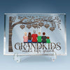 Her Love Lives In My Heart - Family Personalized Custom Rectangle Shaped Acrylic Plaque - Gift For Mom, Grandma