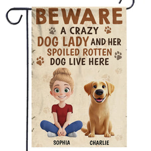 Furry Friends, Endless Love - Dog Personalized Custom Flag - Gift For Pet Owners, Pet Lovers