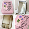 You Are My Beautiful Daughter - Family Personalized Custom Jewelry Box LED Makeup - Gift For Mom, Daughter