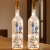 You Never Walk Alone - Memorial Personalized Custom Bottle Lamp - Sympathy Gift For Family Members